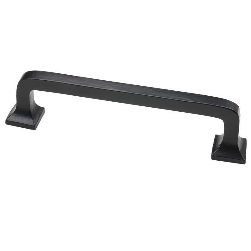 Iron Valley - 6" C2C Square Contemporary Cabinet Handle Pull - Solid Cast Iron (5 Pack)
